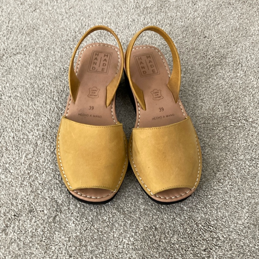 HANDMADE Menorquina heeled sandal